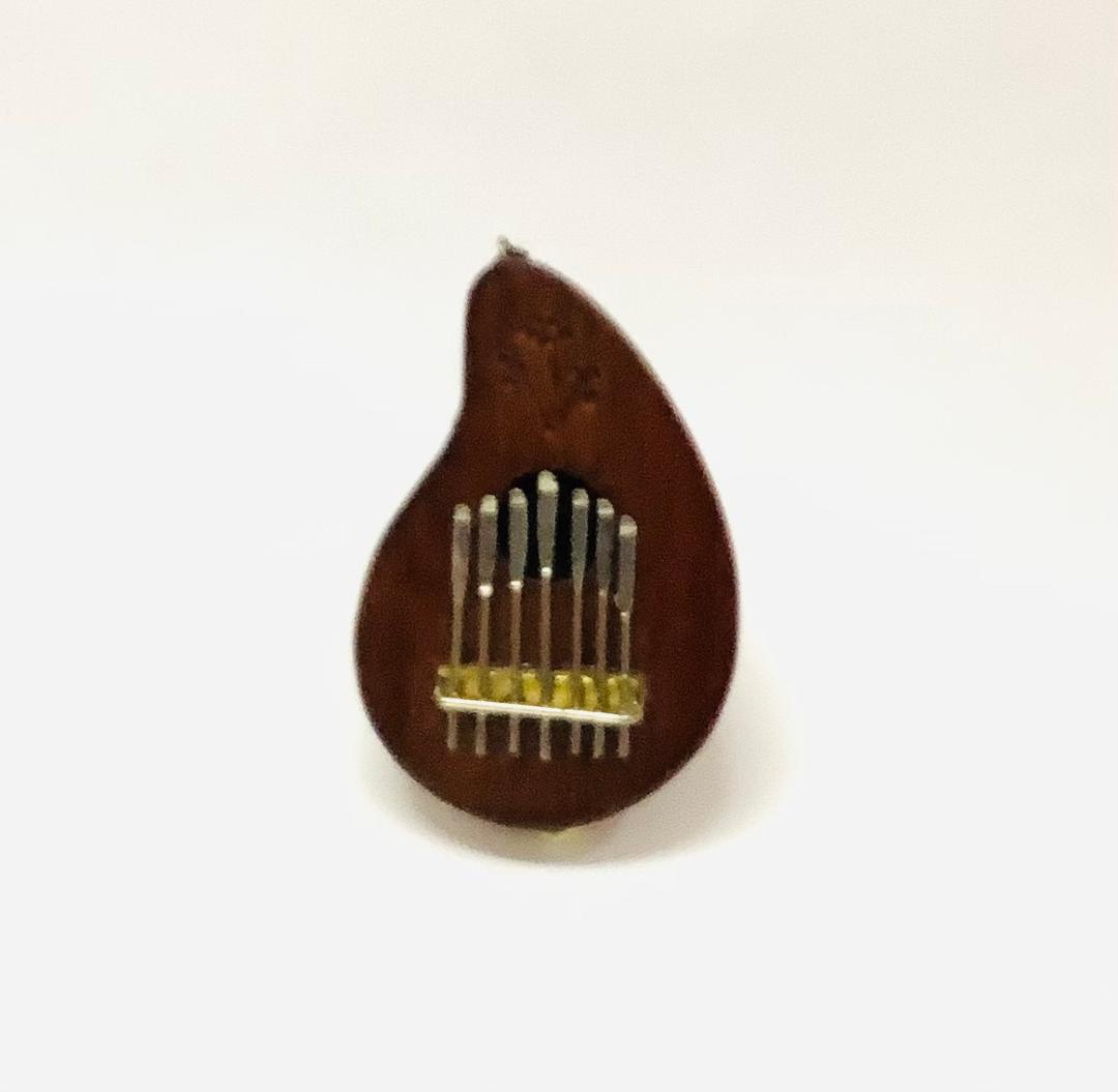 African Thumb Piano with Stand